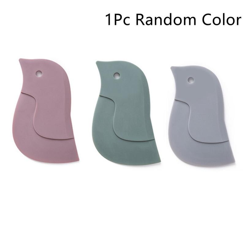 1 pc silikon myk skraper oljeplate skraping olje skraper kjøkken bakeverktøy kjøkken rengjøringe tilbehør: misligholde tittel