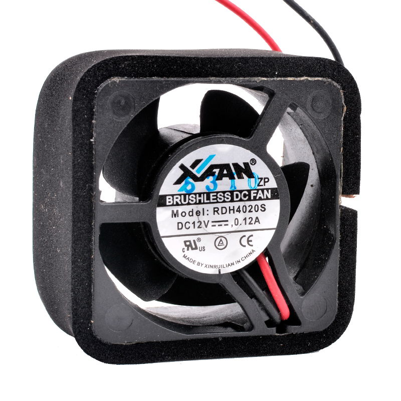 RDH4020S 4cm 40mm fan 40x40x20mm DC12V 0.12A 2 wires quiet cooling fan