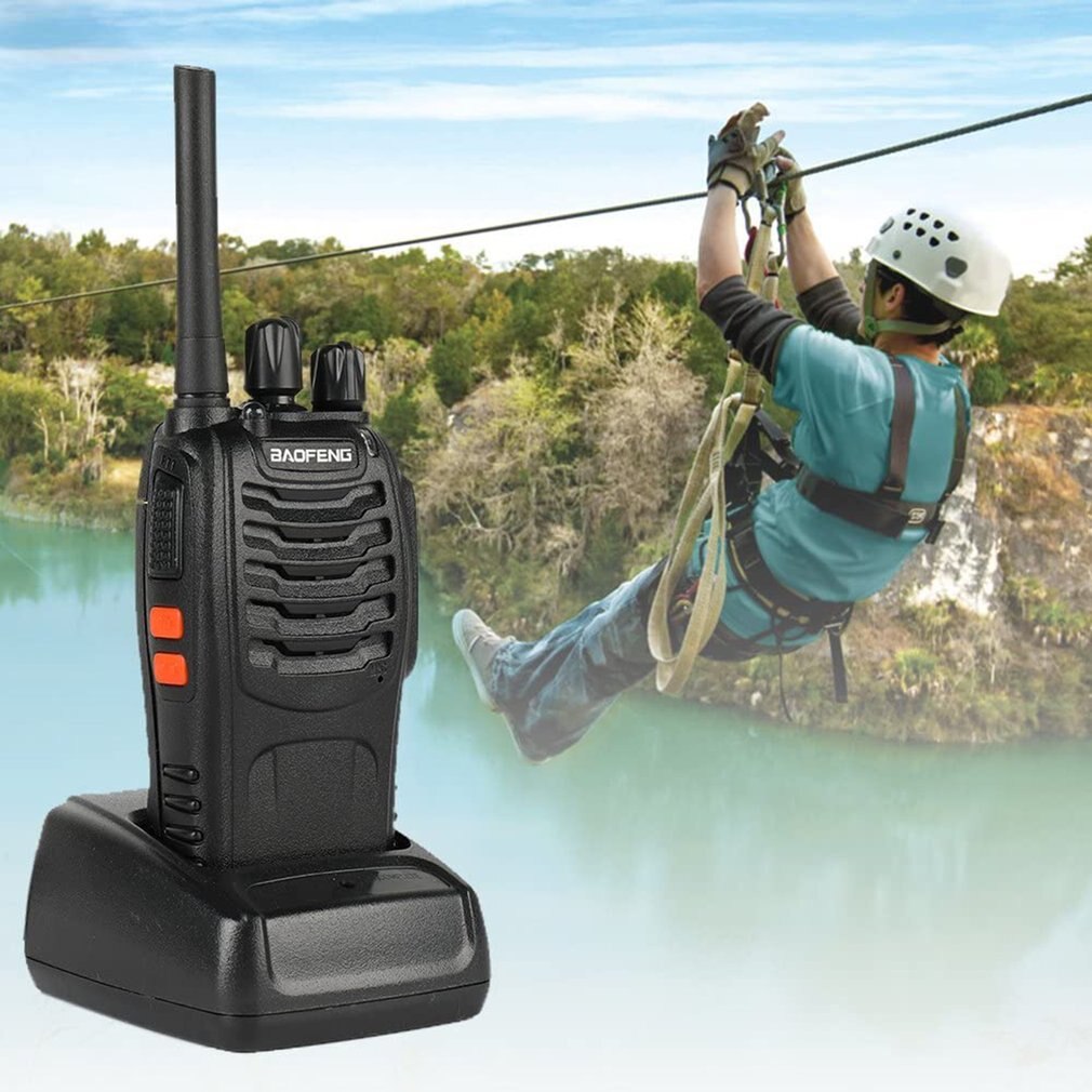 Walkie Talkie Radio Zwei-Weg Handheld Transceiver Zwei-Weg Radio USB Ladung Walkie-Talkie Kommunikator