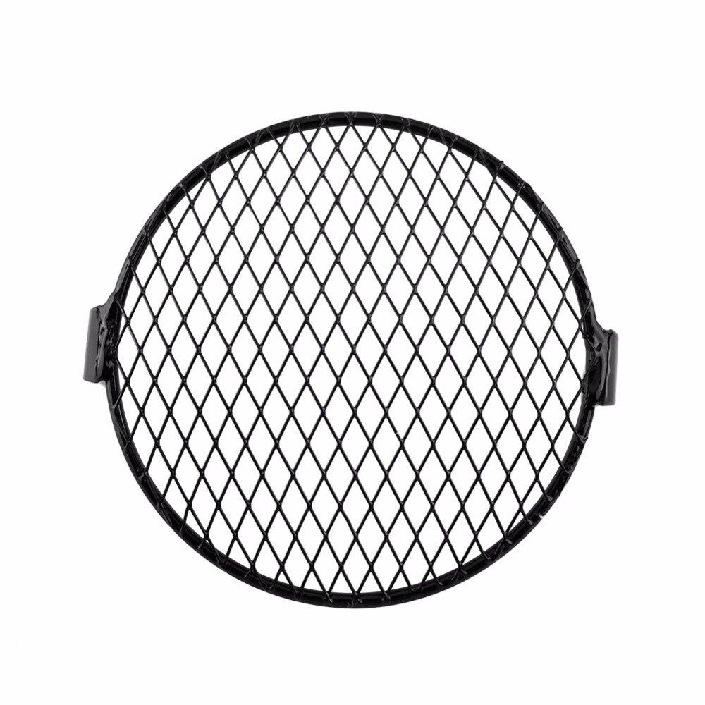 Motorcycle Grill Diamond Side Mount Headlight Cover Mask For Cafe Racer Headlight Cover Mask Headlight Grill Cover