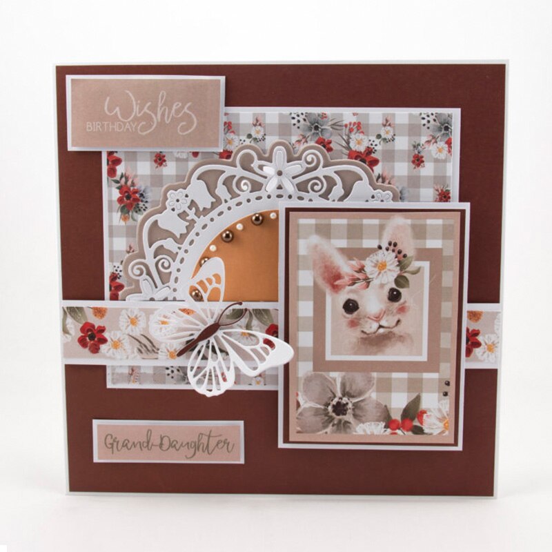 Flowers Border Frames Metal Cutting Dies Flowers&Frames Die Cuts For Card Making DIY Scrapbooking Embossed Crafts Cards