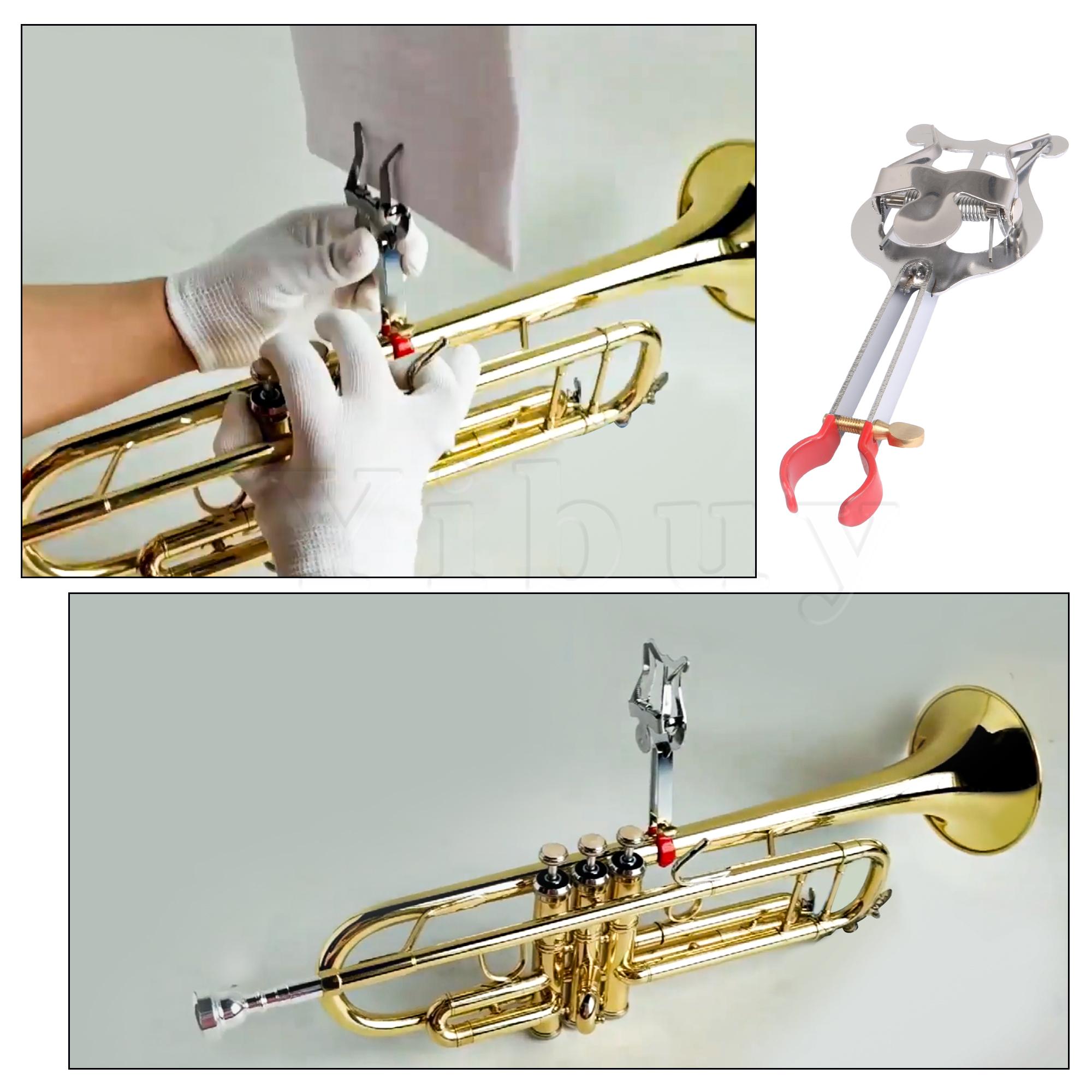 ZENGXUE Messing Trompet Beginner Amateur Trompet Muziekinstrument Professionele Spelen B Flat Key Trompet Standaard trompetset (Color : Silver