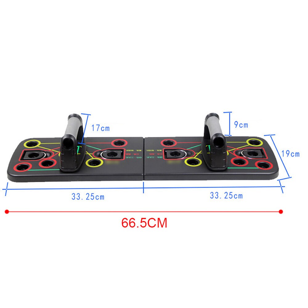 9 in 1 Push Up Rack Board Men Women Comprehensive Fitness Exercise Push-up Stands Body Building Training System Home Equipment