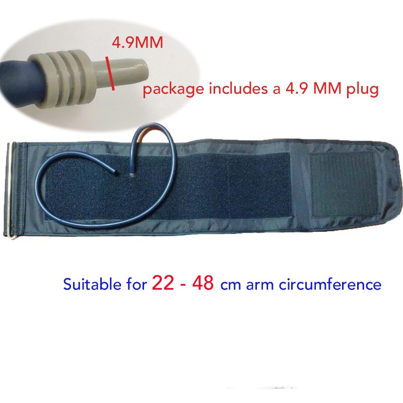 Overarmstype elektronisk blodtryksmåler automatisk digital overarm blodtryksmåler maskine pulsslagsmåler: 22-48cm manchetter