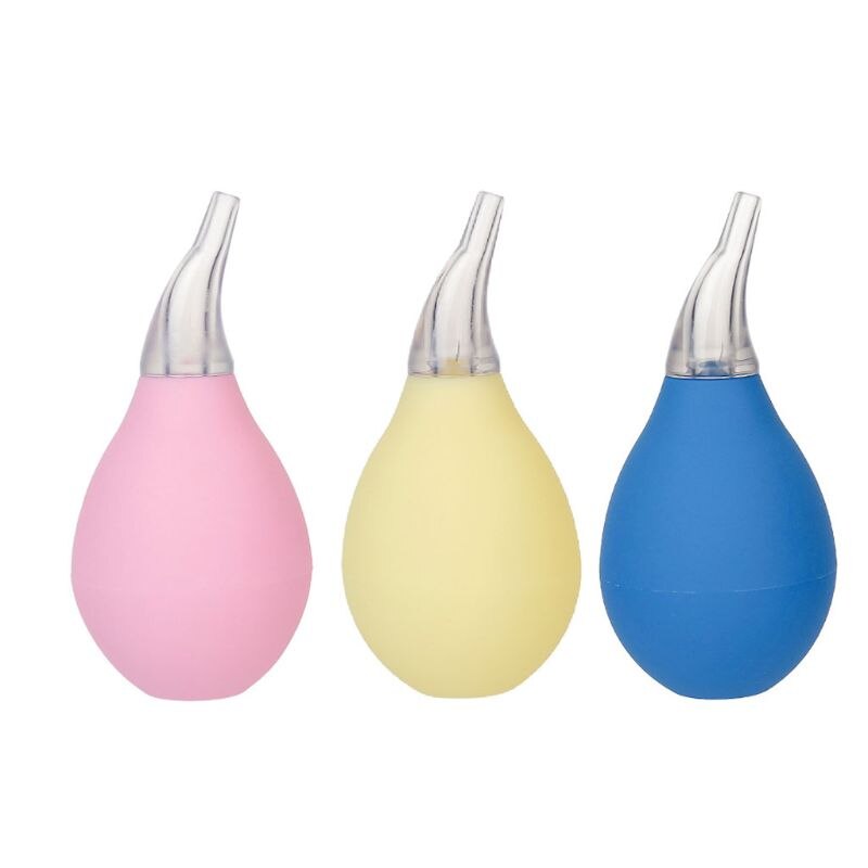 3PCS Nasal Aspirator Snot Sucker Clear Nasal Mucus Remover Baby Suction Nose Cleaner Reusable: Default Title