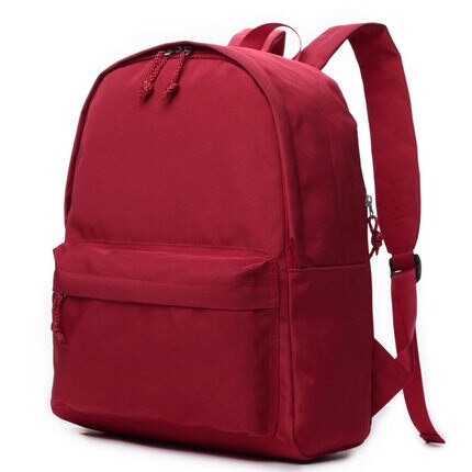 Japan and South Korea leisure Oxford cloth backpack men and women students backpack backpack Korean tide travel bag: CONVENTIONAL Red