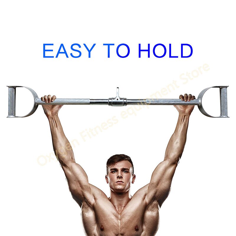 Lat Pull Down Bar With Handles V-shaped Bar Solid Steel Material Press Down Bar Cable Attachments For Home Gym And Exercise Club