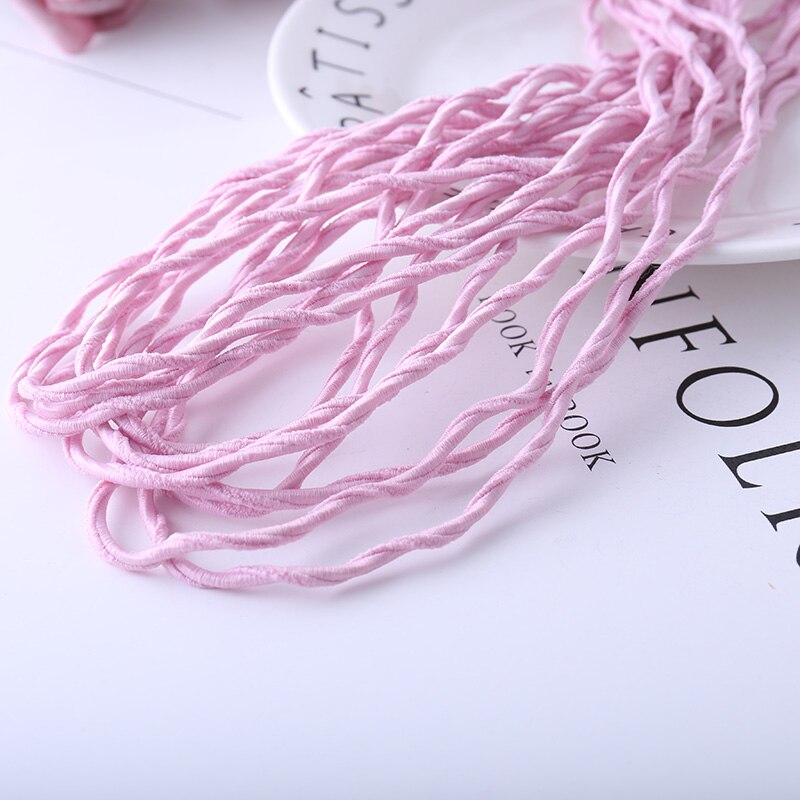 5M Kleur Nylon Elastische Band Rubberen Band 3 Mm Manual Diy Naaien Accessoires Elastische Rubberen Band Dunne twisted Touw: E