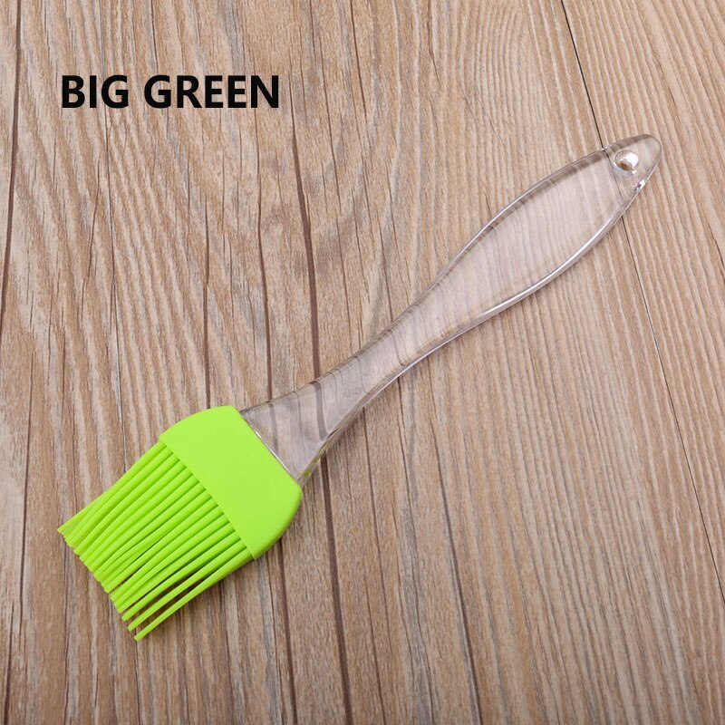 Brosse à huile pour gâteau pain beurre | Brosse à pâtisserie en Silicone, brosses à huile pour gâteau, outils de cuisson, sécurité de cuisine, manche en PP 1 pièce: big green