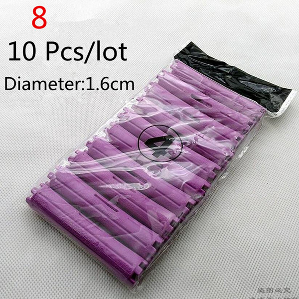 1 Set Haarverzorging Curler Roller Grote Grip Styling Roller Krulspelden Styling Thuisgebruik Haar Rollen Stijl Kappers Diy gereedschap: 8