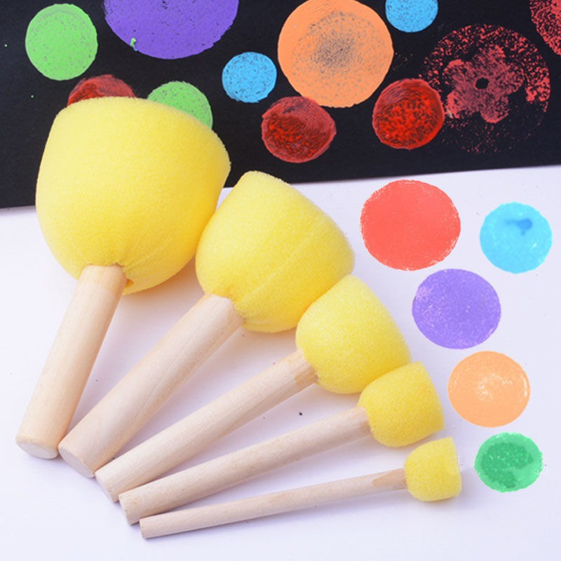 20 peças esponja para pintar esponjas para pintar artesanato esponja para colorir esponja pintura aquarela