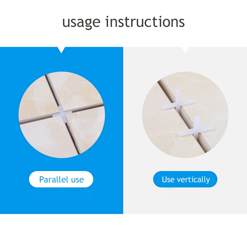 100 Pcs Tile Leveling System for Tile Laying Level Wedges Alignment Spacers for Leveler Locator Spacers Plier Flooring Wall