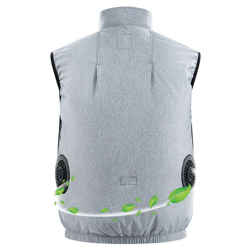 Summer cooling air conditioning clothing charging cooling jacket electric fan air conditioning cooling jacket fishing riding