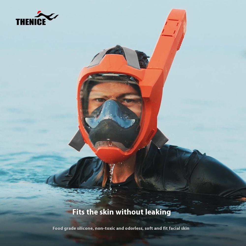 Nieuw duikmasker waterdicht anti-condens volledig droog volwassen duikbril snorkelmasker zwemuitrusting voor mannen en vrouwen