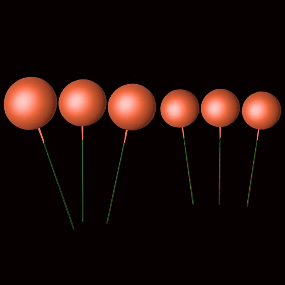 Brilho neon fontes de festa de aniversário decoração bolo bola de néon colar óculos uma lâmpada uv que pode ser brilhar no escuro decoração de festa: Safira profunda