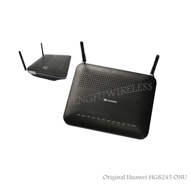 Brand HG8245 Gpon Wireles Terminal Onu, 4GE Voice 2 Poort Wifi Poort Optische Echolife Telecom Draadloze Netwerk Router