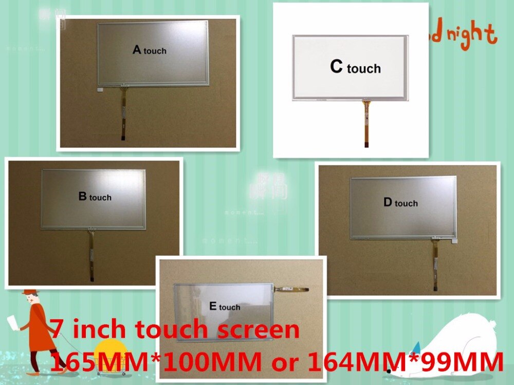 5MM AT070TN90 V.1 20000938-00 20000938-10 20000938-30 7 inch LCD screen with touch screen for tablet car dvd gps