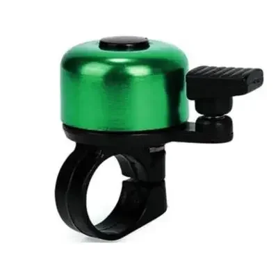 1 Uds. Timbre de bicicleta de aleación de aluminio, alarma de advertencia de seguridad para bicicleta de montaña, timbre para manillar de ciclismo, bocina para bicicleta, accesorios para ciclismo: Marrón