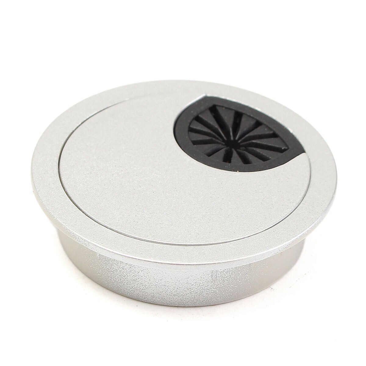 1Pcs 50mm ABS Plastic Desk Wire Hole Cover Base Table Cable Outlet Computer Grommet Port Surface Line Box Furniture Hardware