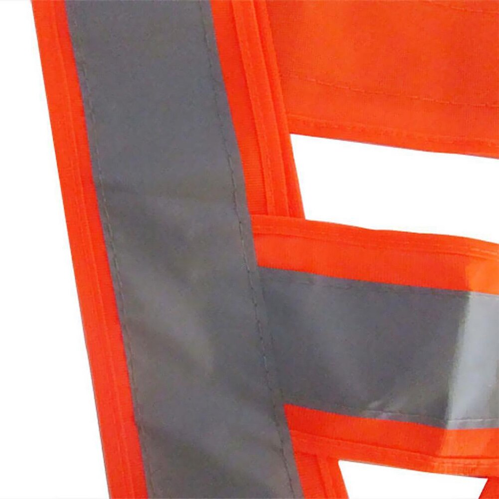 Chaleco reflectante de seguridad para hombre y mujer, chaleco reflectante de alta visibilidad para exteriores, fácil de limpiar, cómodo y portátil con forma de V