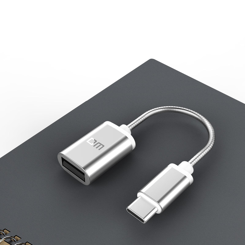 DM Type-C Adapter Type C-L USB C Male naar USB2.0 Femail USB OTG converter voor apparaten met type c interface