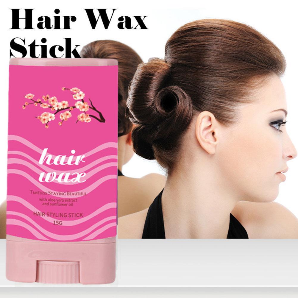 Hair Wax Stick Pomade Broken Frizz Maintain Style For Broken Hair Tidy Up Cream Safe Natural Ingredients Non Greasy