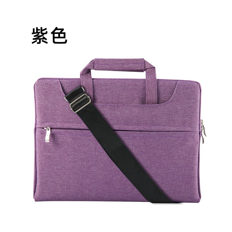 Bolso de hombro para ordenador portátil, bolso de oficina, bolso de cuero para ordenador portátil, Bolsa lateral para hombre: 18 15inch