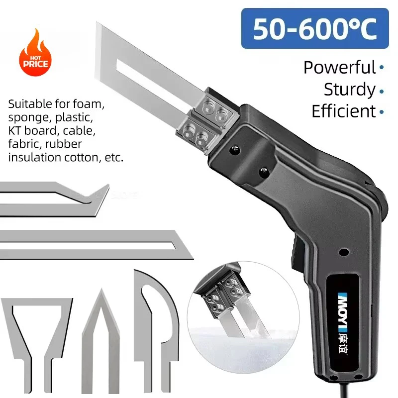 Electric Knife Rope Cutter Fabric Cutting Tool Heat Cutter Heat Sealer forSponge Cloth Board Webbing Continuous Working