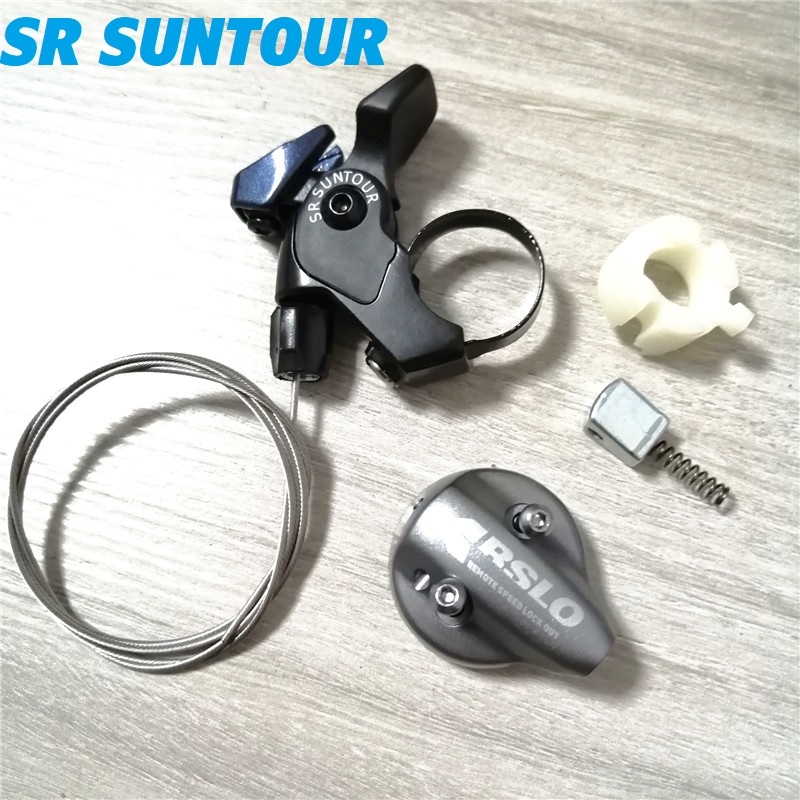 Sr Suntour horquilla delantera XCM XCR EPICON EPIXON bloqueo remoto manillar palanca montaje horquilla velocidad remota bloqueo piezas de reparación
