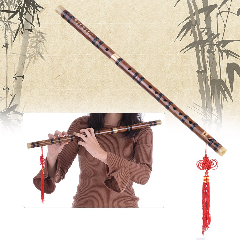 Dizi Flöte - Traditionelles Chinesisches Bambusinstrument - Anfängerfreundlich - C, D, G Tonoptionen
