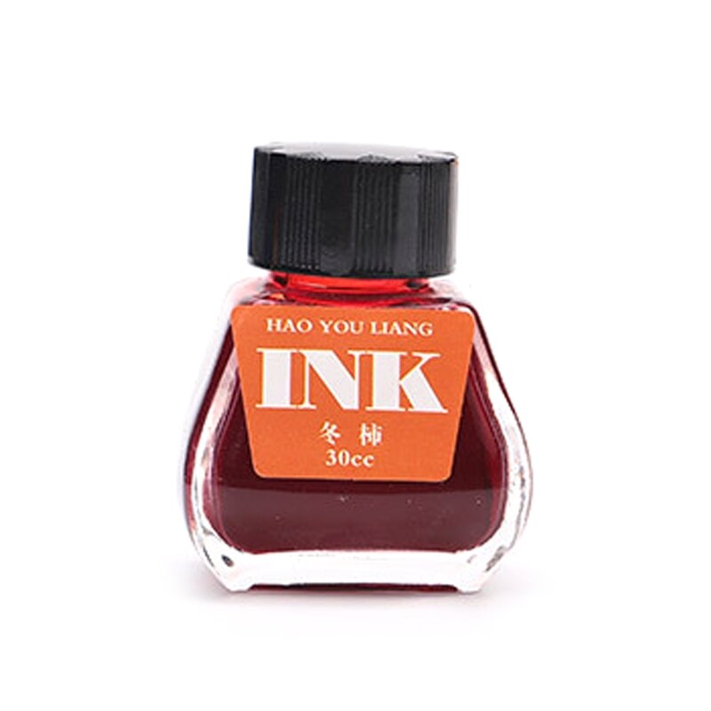 Fountain Pen Ink Bottle 15 Colors 30ml Ink Bottle for Beginners Kid Home Office School Writing Drawing Art Illustrations: winter persimmon