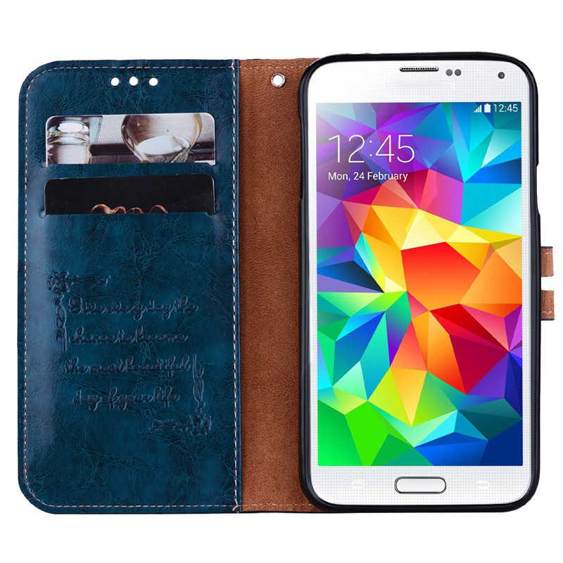 For Samsung S5 Neo Case Wallet PU Leather Silicone Cover Phone Case For Samsung Galaxy S5 Neo G903 G903F Flip Protective Case