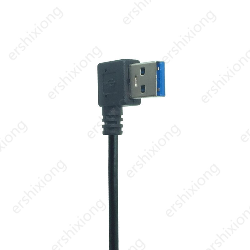 USB Extension Cable USB 3.0 Male to Female Right Angle 90 Degree USB Adapter UP/Down/Left/Right Cabo USB 0.2M: Right