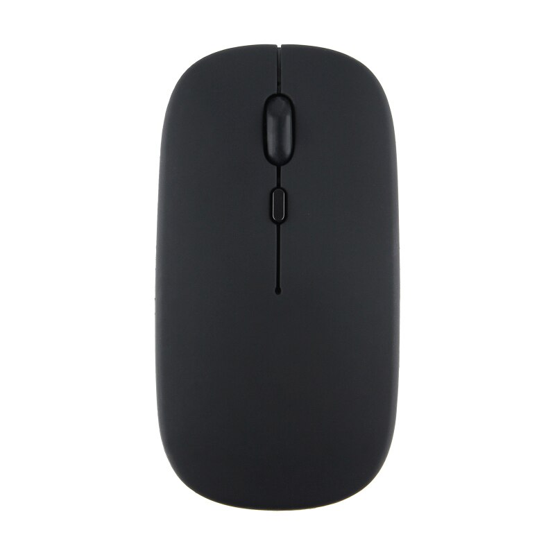 Silent Wireless Mouse Rechargeable Dula Model Tablet Bluetooth-compatible Mouse for iPad/Samsung/Huawei Laptop Mice 2.4G Mause: black