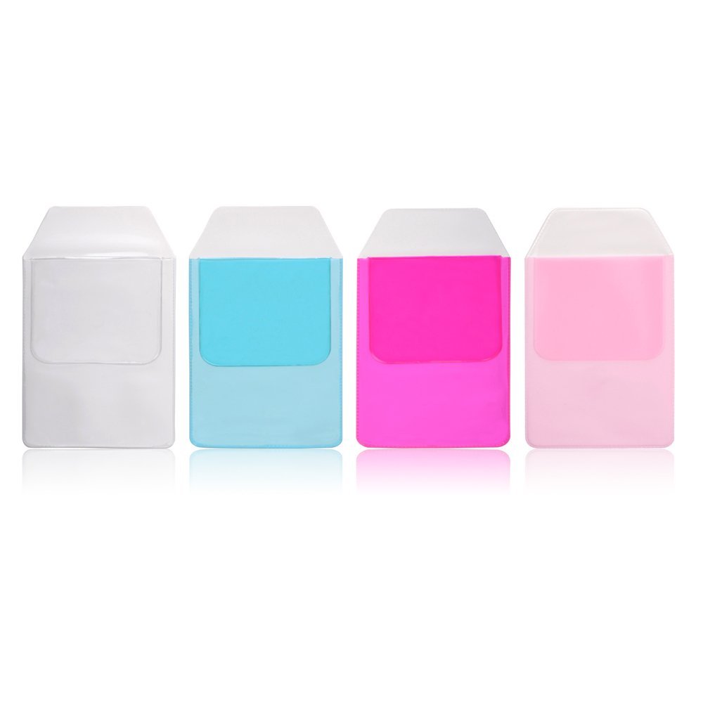 Diverse Kleuren Pocket Protector voor Pen Lekken (Clear # Lichtblauw # pink # Roze)