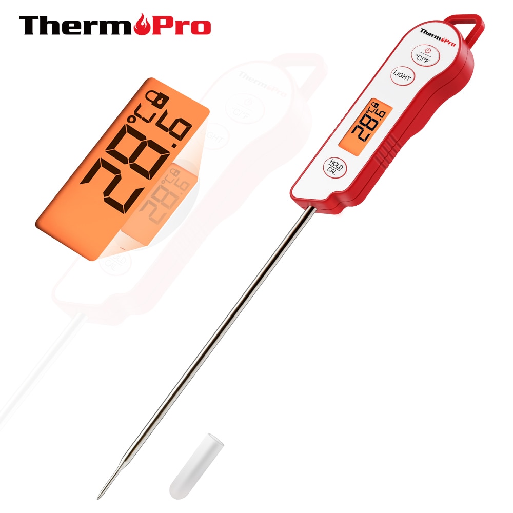 Thermopro TP15 Waterdichte Digitale Vlees Thermometer Keuken Koken Thermometer Voor Bbq Water Oven Thermometer Probe Met Backlit