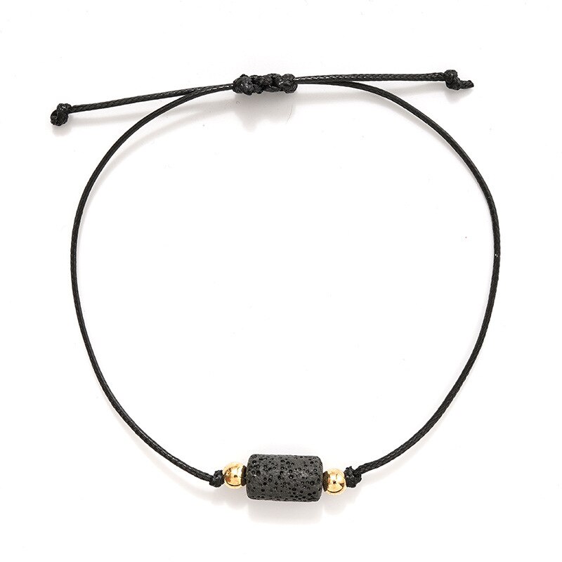 För pojkvän flickvän liten kärlek vulkanisk sten armband årsdagen alla hjärtans dag