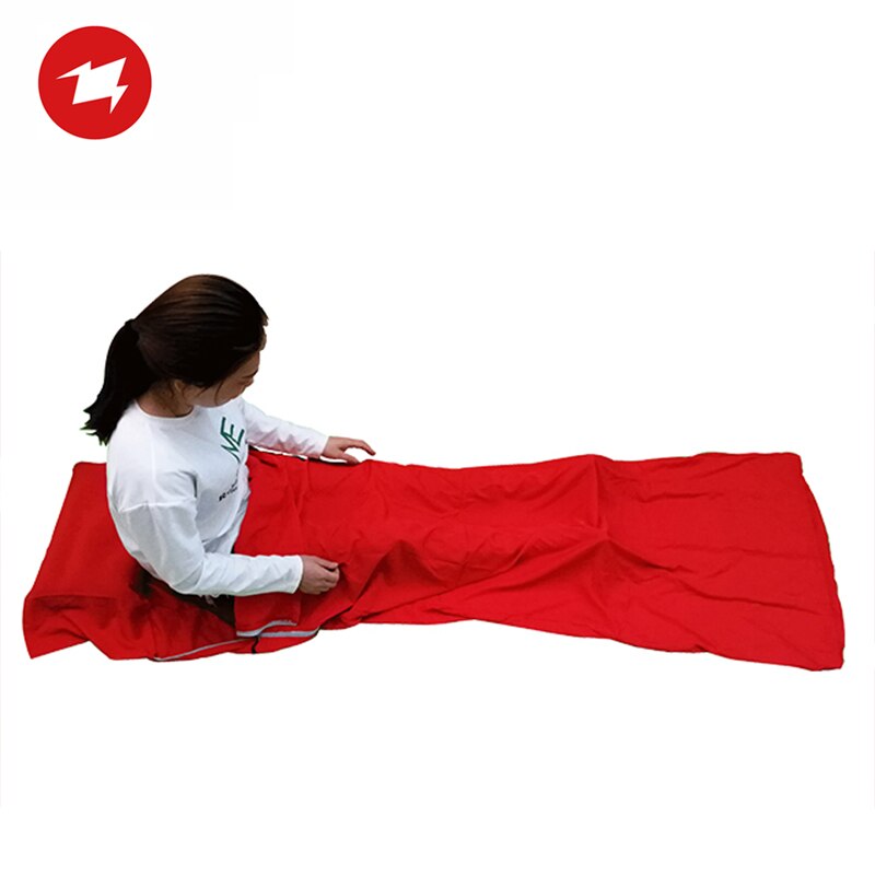 Aegismax udendørs camping ultra-let bærbar sovepose konvolut type sovepose liner vedhæftet fil