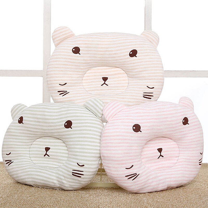 Baby Pillow Cushion Prevent Flat Head Baby Pillow Concave Soft Cartoon Toddler Pillows Newborn Sleep Support Pillows