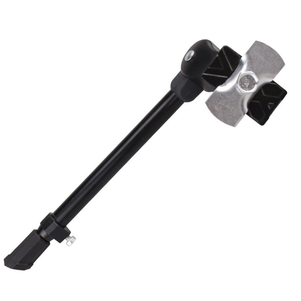 Alloy Adjustable Bike Support Foot Brace Kickstand for MTB Road Mountain Bicycle Cycling Kick Stand Bicycle Accessory: Black