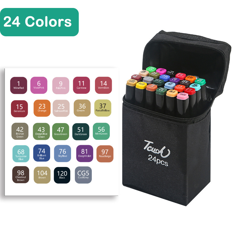80 Farben Doppelköpfiges Marker-Textmarker-Set, Comic-Malerei, Skizze, Graffiti, Aquarell, Kunst, Studenten-Briefpapier: YELLOW