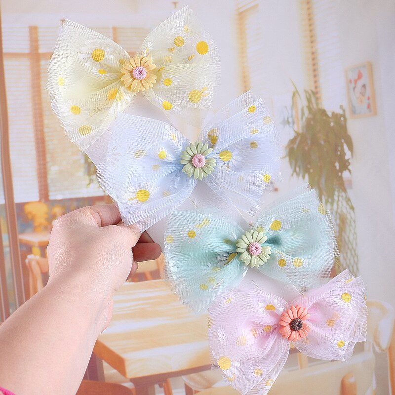 Gekleurde Garen Kinderen Haarspeld Super Grote Strik Pailletten Liefde Kids Hair Clips Baby Meisjes Haar Accessorie