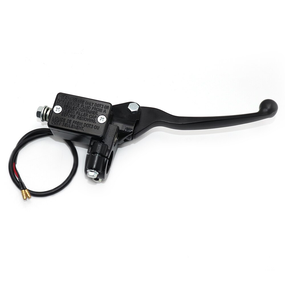 Levier de frein hydraulique avant droit, pour moto, Motocross, vtt, Quad, motocyclette, Buggy, Go Kart, maître-cylindre: Black right