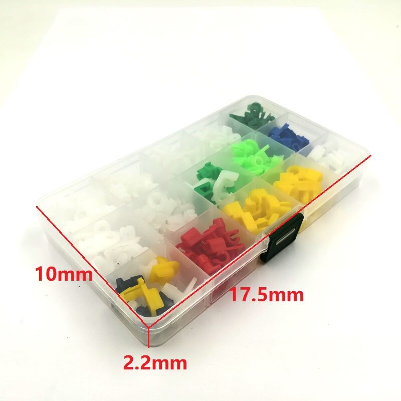 Auto Universal Plastic Left Right Door Lock Rod Clip Side Fasteners Retainers Car Wire Clips Box