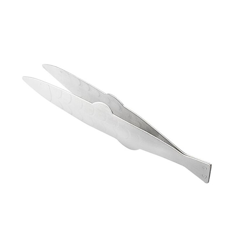 Stainless Steel Fish Bone Tweezers Remover Pliers Pincer Puller Tweezer Tongs Pick-Up Utensils Kitchen Seafood Tool