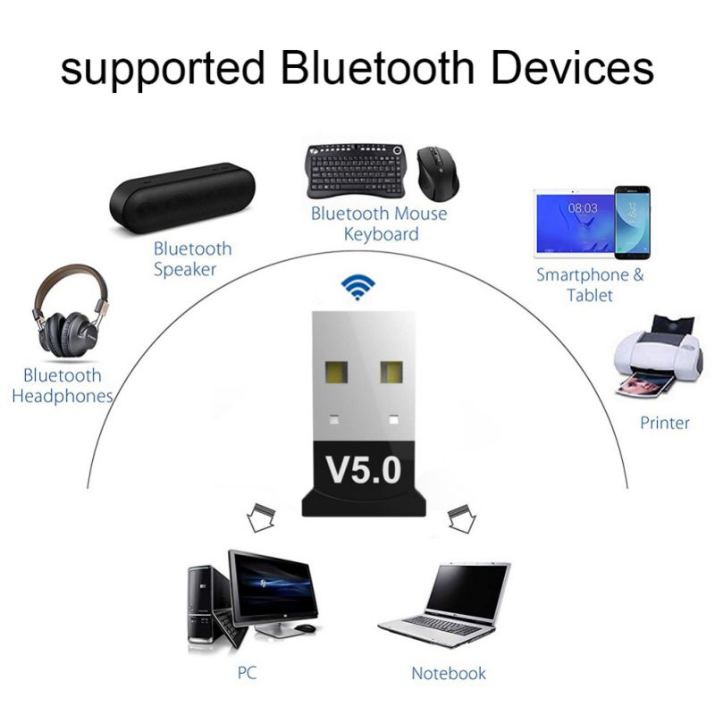 USB Bluetooth 5,0 Adapter Empfänger Wireless Mini USB Bluetooth Dongle empfänger Laptop Maus Tastatur Zubehör