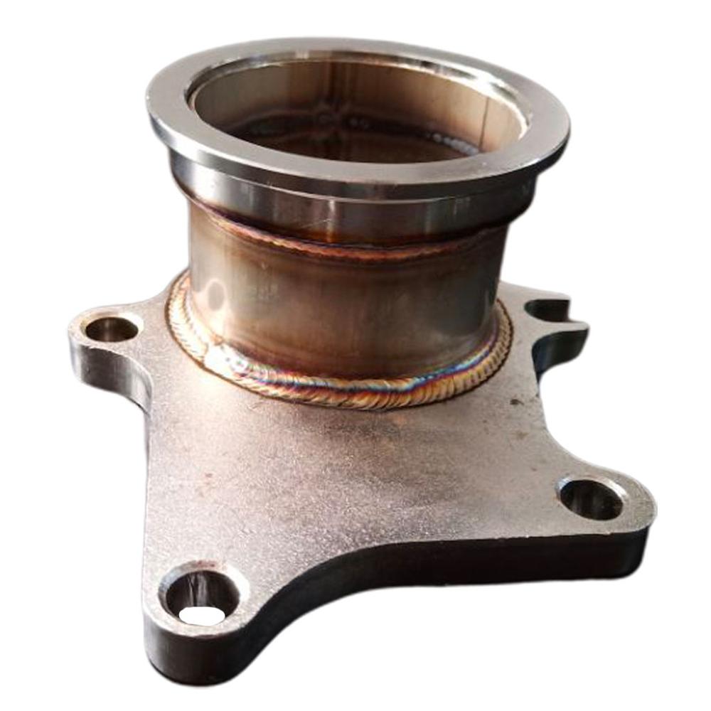 T3 T3/T4 5 Bolt Turbo Downpipe Flens 2.5 "Roestvrij Vband Conversie Adapter