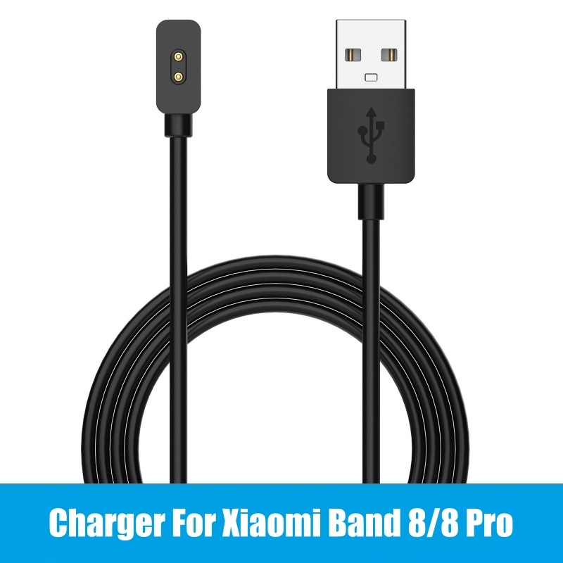 Cable de carga Universal M8 para Xiaomi Smart Mi Band 8 Pro, cargador magnético con base USB, NFC, Watch Redmi 3, 2, Active Lite, Redmi Band2: Oro