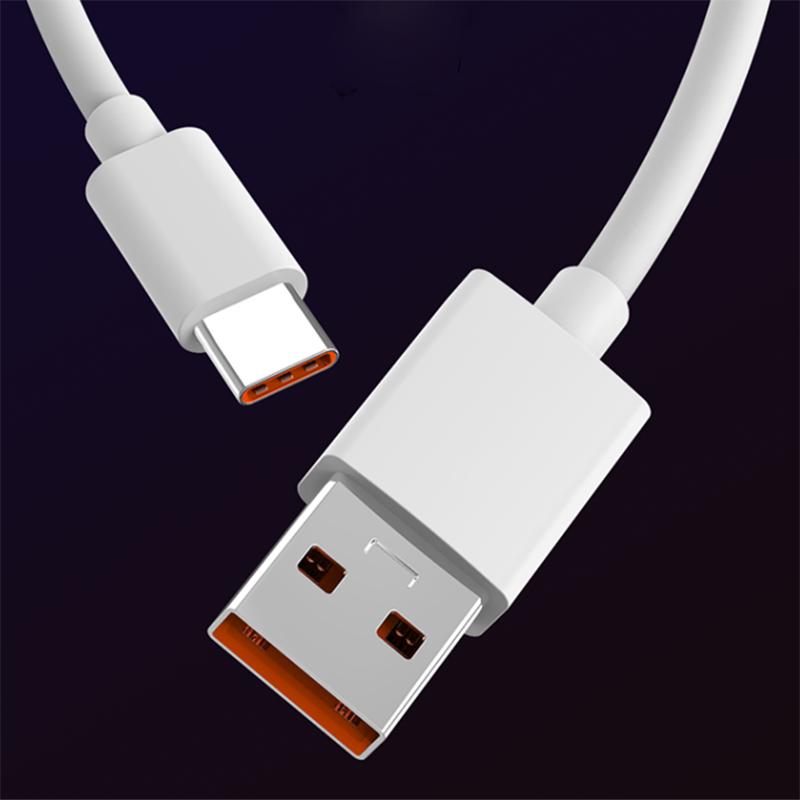 65W Super Vooc Usb Type C Kabel 1M/1.5M/2M Snel Opladen Type C gegevens Draad Voor Oppo R17 Reno 6 5 Pro Vinden X3 X2 Realme X50 X3 V5