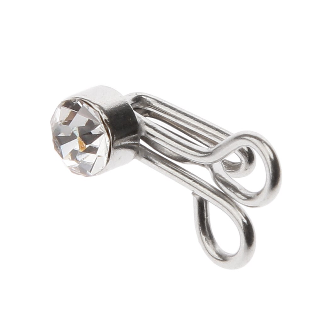 10 Sets Rhinestone Hook And Eyelets Clasp Tool Collar Hook For DIY